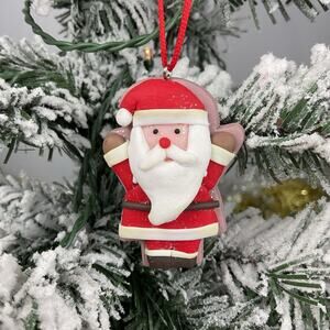 Christmas Tree Ornament-Festive Santa Cookie Ornament-The Bridge Collection